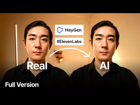 [풀버전] 진짜로 진짜 같은 AI 아바타 만드는 방법 (Heygen + Elevenlabs)