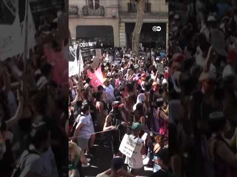 Argentines protest President Milei’s diatribe against 'wokeism' | DW News
