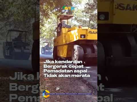 Ada yang tau gak kenapa semua kendaraan perbaikan jalan berjalan lambat?