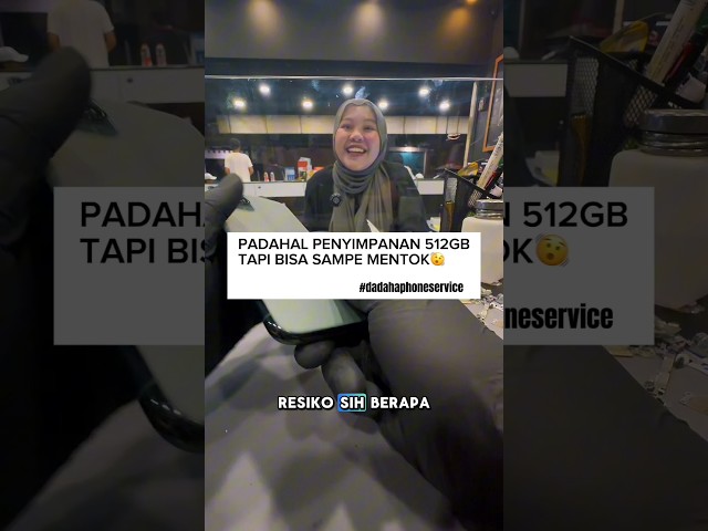 Kok bisa sih penyimpanan 512gb ke pake semua 😭#service #serviceiphone #iphone #shorts