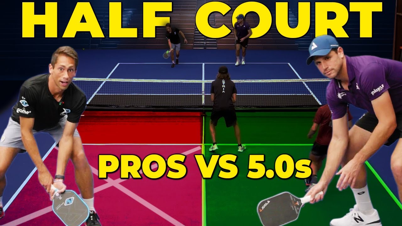 1/2 Court vs Full Court - Pros vs 5.0s
