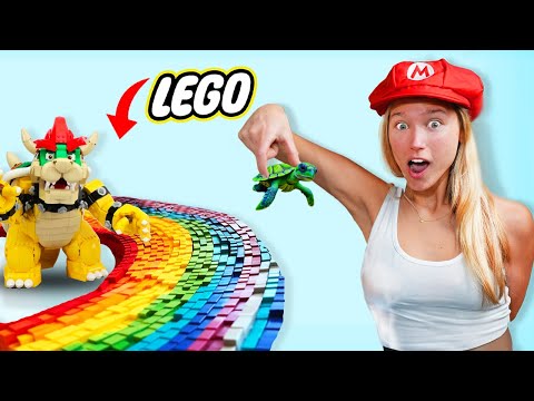 I Built LEGO Super Mario for my Turtle... This week, I used over 10,000 LEGO to build every Super Mario kingdom for my tiny turtle, Harry! 

S