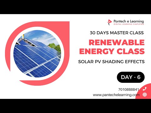 Day 6 PV Shading Effects | FREE 30 Days Renewable Energy Master Class