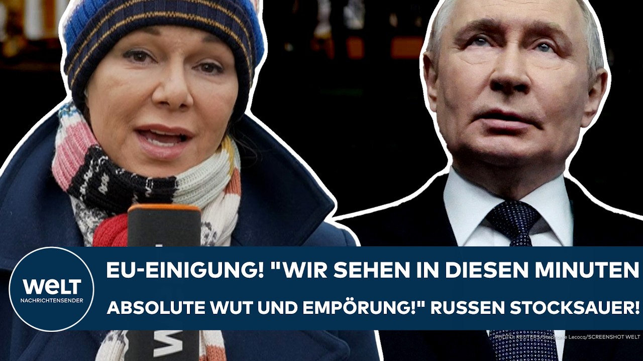 PUTINS KRIEG: "Wir sehen in diesen Minuten absolute Wut und Empörung" Russen nach EU-Deal stocksauer