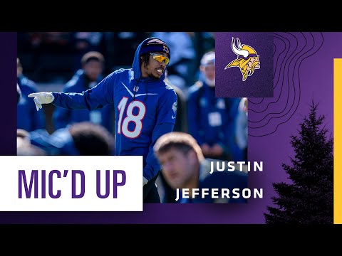Justin Jefferson Mic'd Up at Pro Bowl Practice | Minnesota Vikings video clip