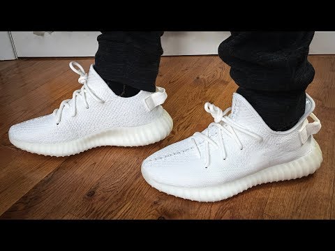 Comparing Slickieslaces Yeezy 350 Sesame Shoe Laces to