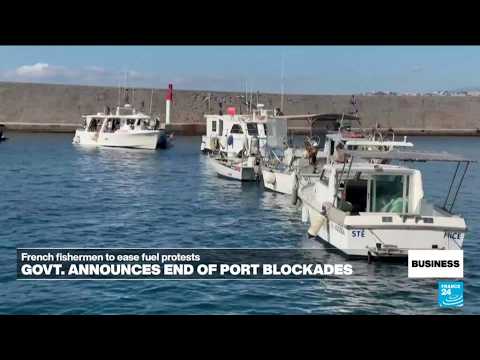 French fishermen to end blockades over fuel prices • FRANCE 24 English