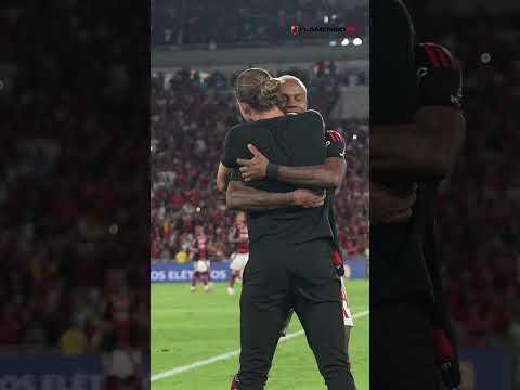 WALLACE YAN ❤🖤 FILIPE LUÍS #flamengo #diadejogo