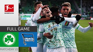 🔴 LIVE | Greuther Fürth — Hertha Berlin | Matchday 22 – Bundesliga 2021/22