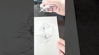 コミティア用にオリジナル原画を描くよ🍒【毎日原画77日目】#イラストメイキング #アナログイラスト #drawingtutorial