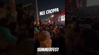 NLE Choppa #milwaukee #summerfest #nlechoppa #wisconsin #music #festival #concert