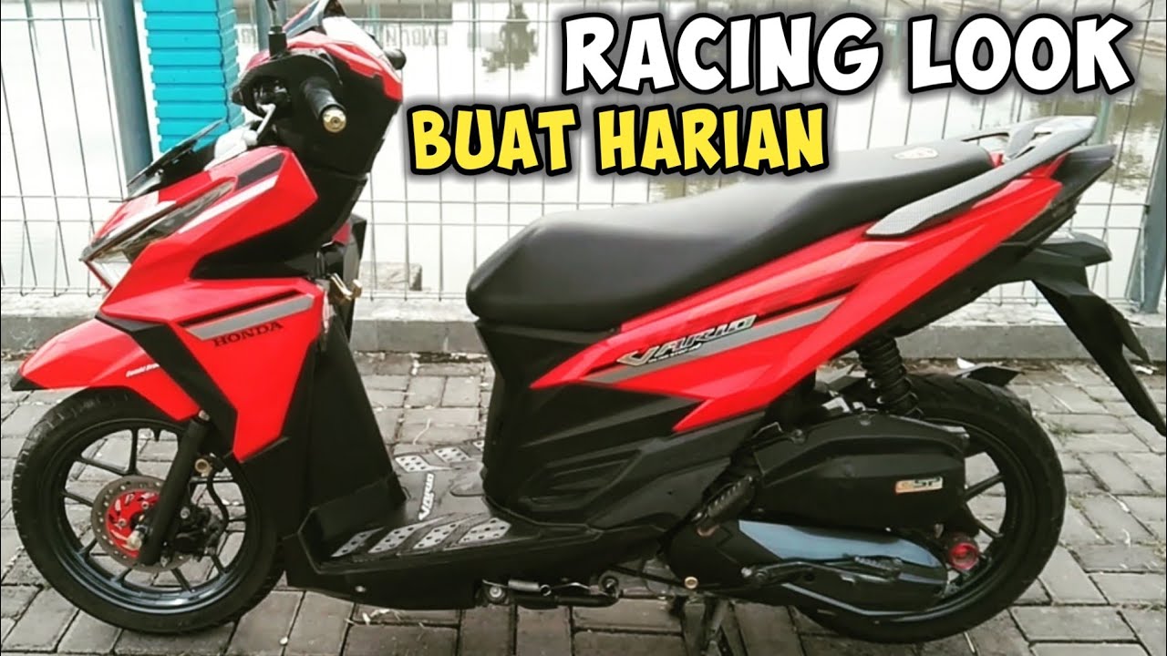 Modifikasi Vario 125 Babylook Vario 125 Warna Merah By Tukang Skotlet