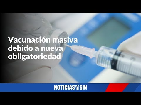 Vacunación masiva debido a nueva obligatoriedad