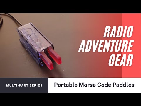Portable Morse Code Paddle by Radio Adventure Gear