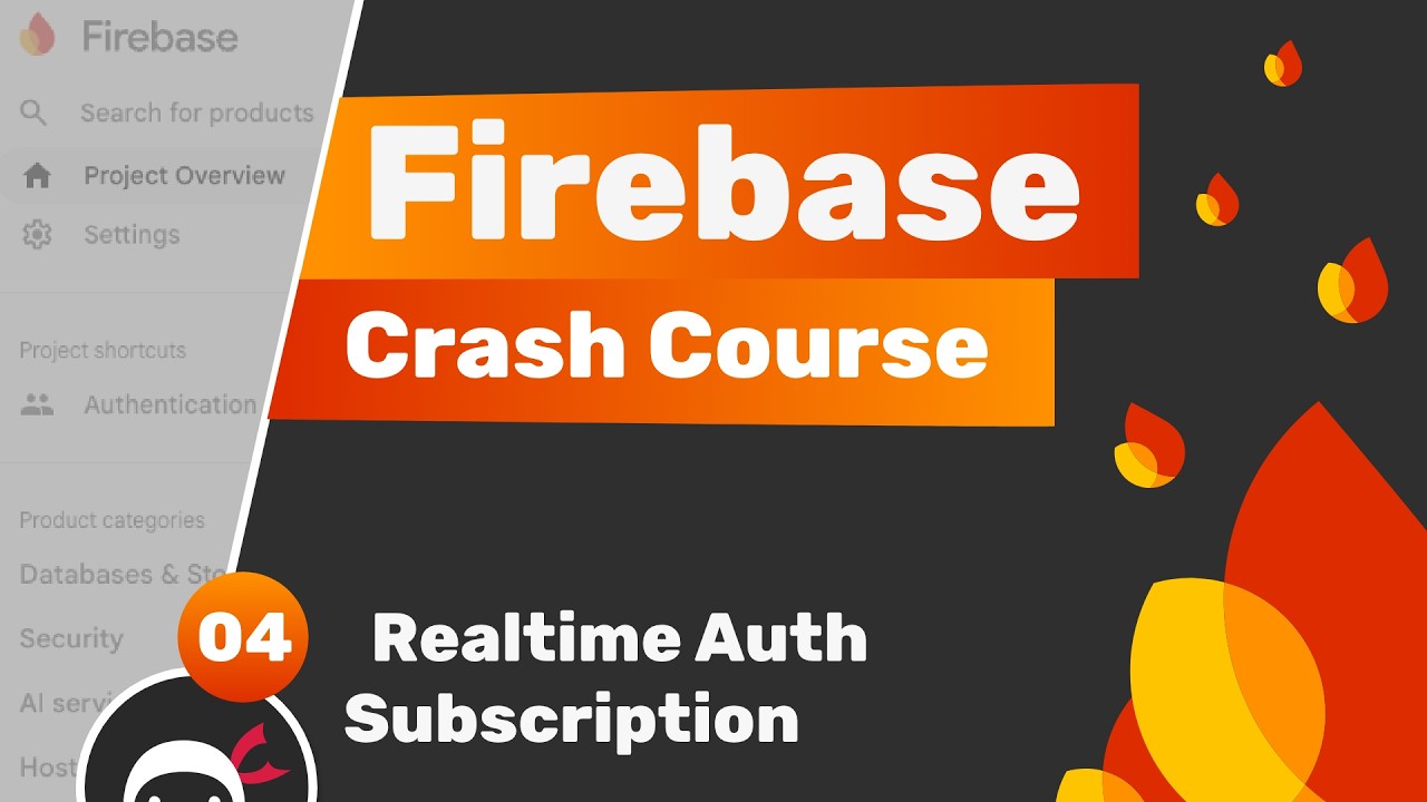 Firebase Crash Course (auth & Firestore) #4 - Realtime Auth Subscription