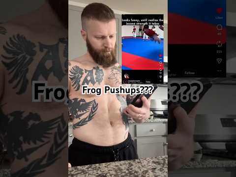 What are frog pushups? #calisthenics #challenge