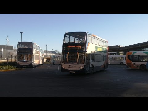 Buses at Lincoln Central Bus Station (18/01/2023)