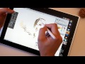 Samsung Note 10.1 обзор для художников. Review for drawing.