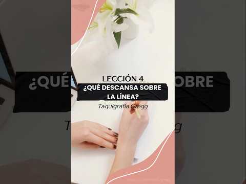 ¿Qué descansa sobre la línea o base de escritura taquigráfica?  #taquigrafia  #taquigrafía