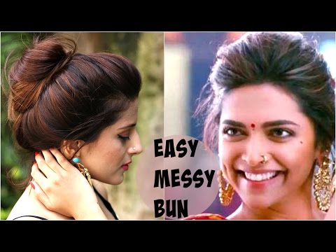 3 EASY Everyday Messy Bun Hairstyle For School, College 
