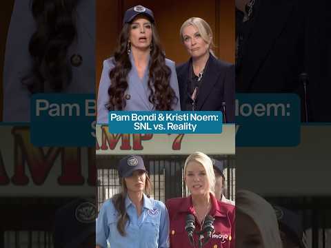 Pam Bondi SNL Parody: Side by Side
