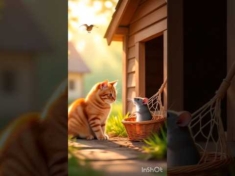 “बिल्ली ने चूहे की जान बचाई ❤️| सच्ची दोस्ती की शुरुआत 🐱🐭” #ai #funny #molarstory #shorts#hindistory
