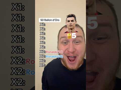 50 Ballon d’Ors Challenge #shorts