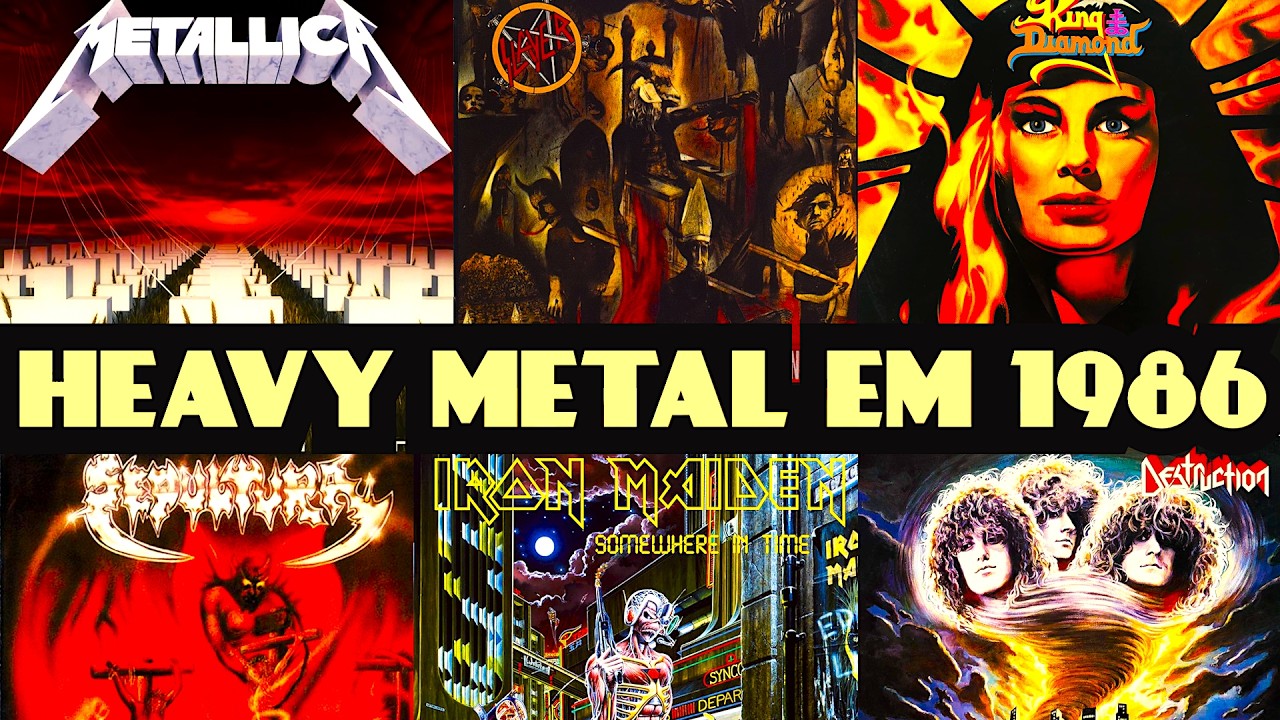 36 DISCOS de HEAVY METAL LANÇADOS em 1986 ⭐️ ANO MÁGICO para SONS PESADOS ⭐️