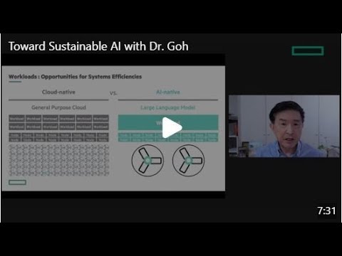 Sustainable AI with Dr. Goh