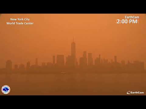 Απόκοσμες εικόνες: Timelapse βίντεο δείχνει τη Νέα Υόρκη να «εξαφανίζεται» από καπνό | CNN Greece