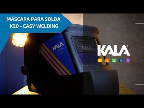 Máscara de Solda com Auto Escurecimento K20 DIN11 Kala - Vídeo explicativo
