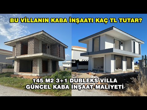 145 M2 DUBLEKS VİLLA | KABA İNŞAAT MALİYET HESABI
