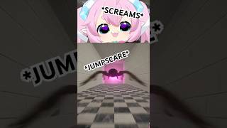 Chibi gets JUMPSCARED 😭😭😭 #shorts #chibidoki #vtuber