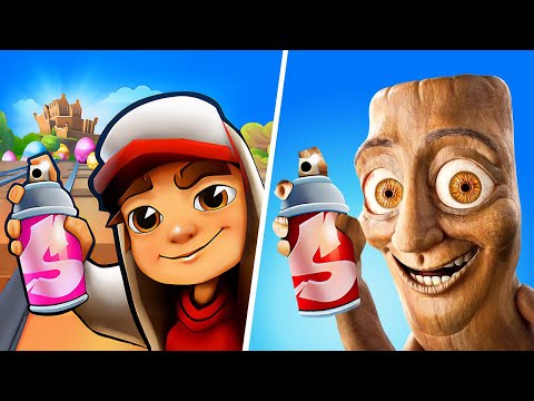 Subway Surfers VS Tung Tung Tung Sahur, Subway Surfers Game Playing, Subway Surfers Gameplay Mobile