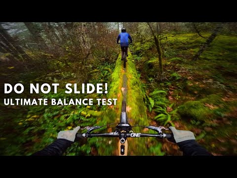 Riding on an abandoned pipeline to get to this epic trail…