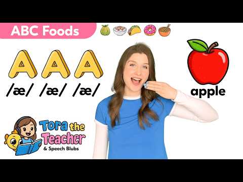 ABC World Foods Chant | Learn Phonics with Food | Preschool & Toddler Learning