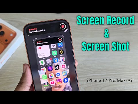 iPhone 17/17 Pro/Max: How to screenshot and screen record on iPhone