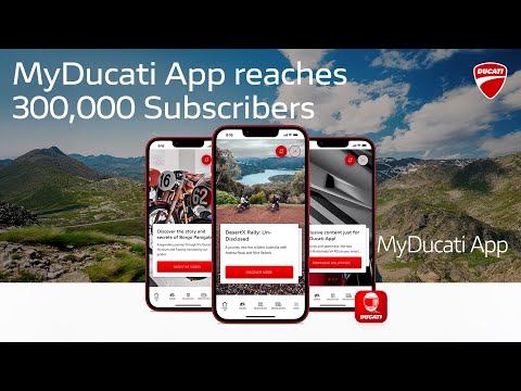 MyDucati App reaches 300k subscribers! MyDucati App reaches 300k subscribers!