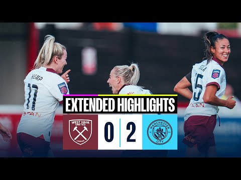 West Ham 0-2 Manchester City | Highlights of Jill Roord & Lauren Hemp Goals