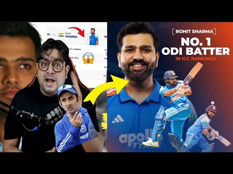 Rohit sharma No.1 ODI BATTER😈.. In ICC Ranking..