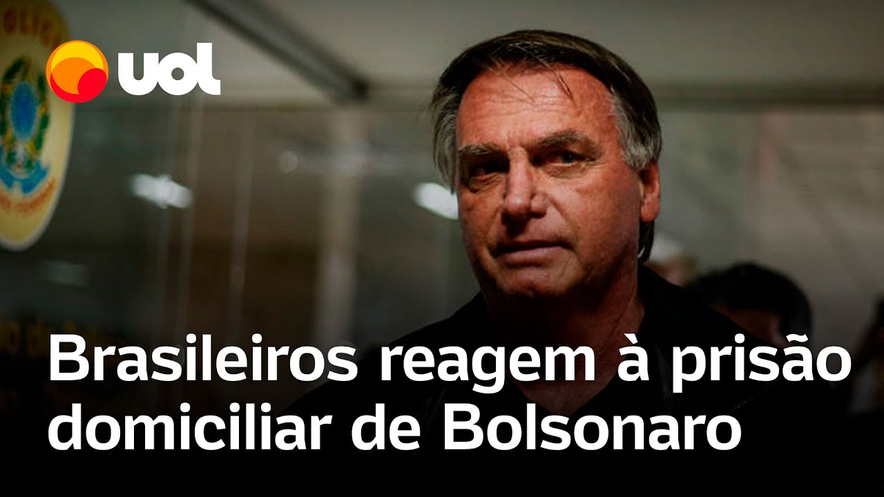 Bolsonaro preso brasileiros reagem à prisão domiciliar decretada por Moraes ao ex presidente