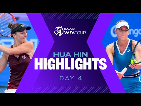 Siniakova, Sramkova & Masarova battle it out on Day 4 at Hua Hin 2024 | WTA Match Highlights