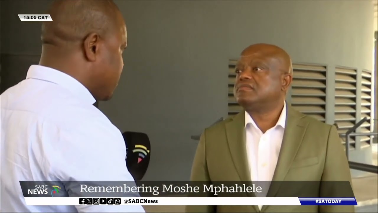 Remembering Moshe Mphahlele | Joburg Mayor Morero praises Mphahlele for his dedication