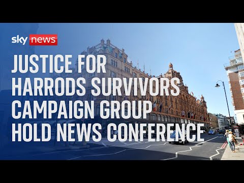 Watch live: Justice For Harrods Survivors campaign group hold news conference