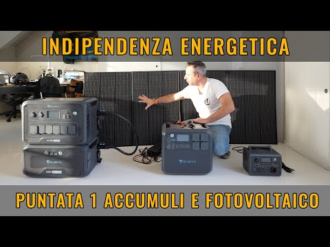 INDIPENDENZA ENERGETICA test BATTERIE AC …