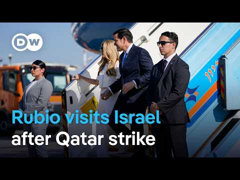 US Secretary of State Rubio arrives in Israel as strikes in Gaza City intensify | DW News