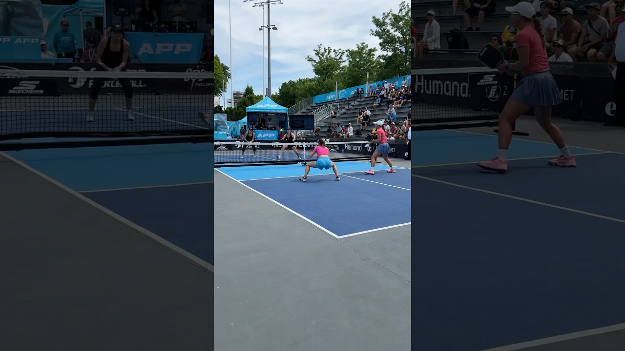 There’s something about a poach to finish the point 👏 #pickleballhighlights #pickleball