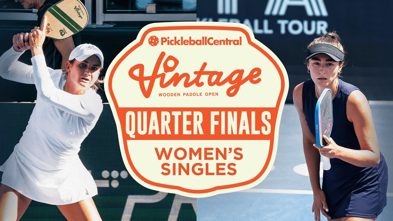 Kate Fahey v Angie Walker at the Pickleball Central Sacramento Vintage Open