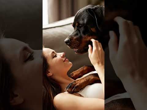 Her Comfort, His Devotion 🐶 #puppy #goldenretreiver #goldenretriever #goldenretreivers