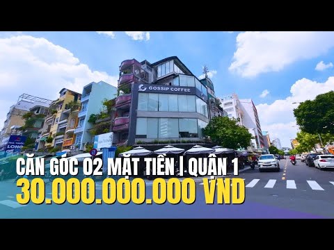 Bán căn góc Cô Giang - Nguyễn Khắc Nhu kinh doanh cafe giá thuê 100tr/tháng - trệt 2 lầu sân thượng